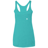 Illustrator White Logo NL6733 Ladies' Triblend Racerback Tank