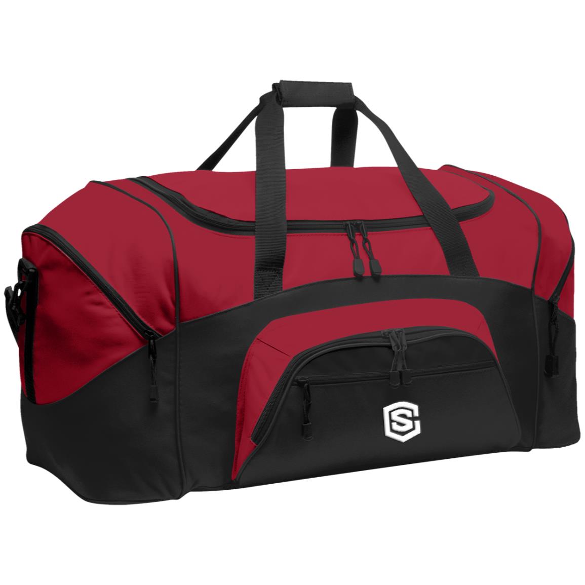 white (2) BG99 Colorblock Sport Duffel