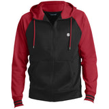 Illustrator White Logo ST236 Men's Sport-Wick® Full-Zip Hooded Jacket