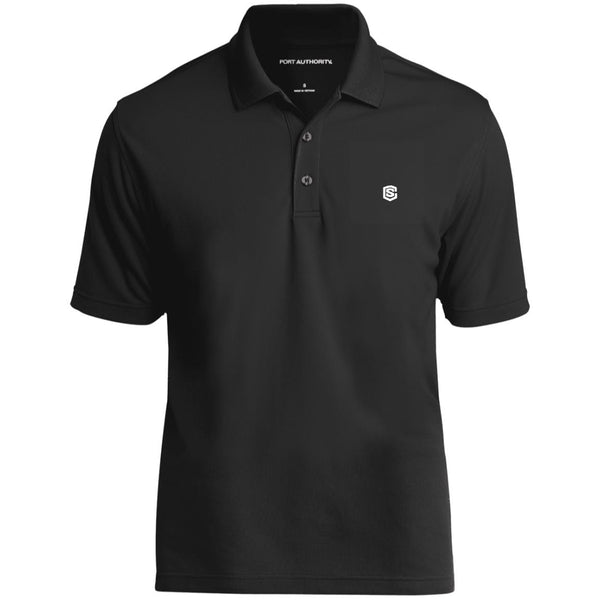 Illustrator White Logo K110 Dry Zone UV Micro-Mesh Polo