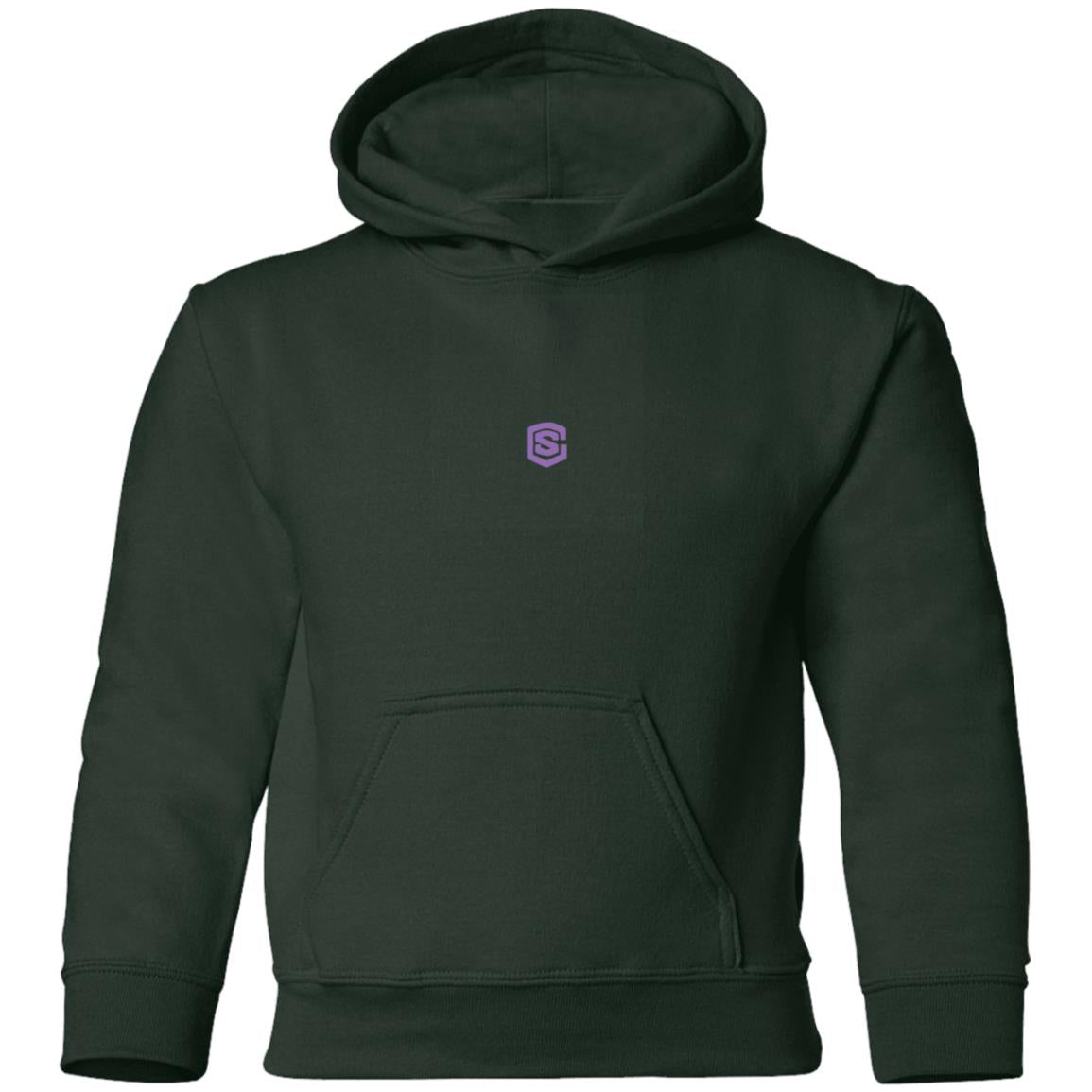 Illustrator Purple Logo G185B Youth Pullover Hoodie