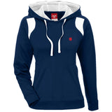 Illustrator Red Logo TT30W Ladies' Colorblock Poly Hoodie