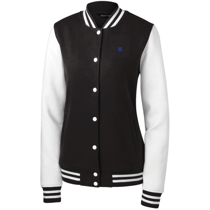 Illustrator Blue Logo LST270 Women's Fleece Letterman Jacket