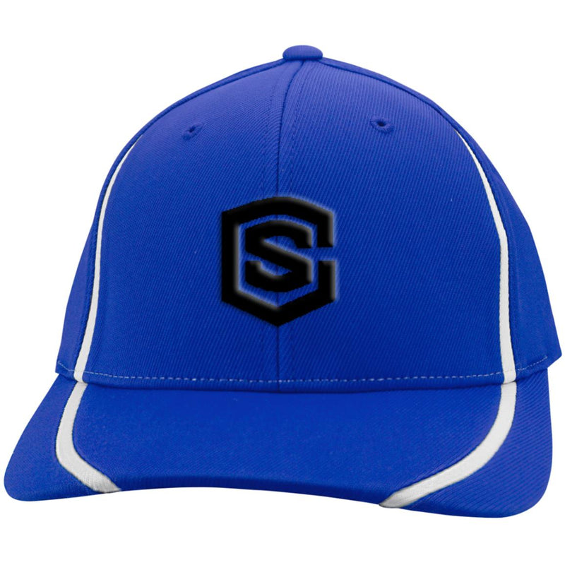 black (2) STC16 Flexfit Colorblock Cap