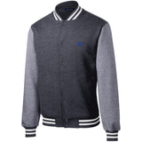 Illustrator Blue Logo ST270 Fleece Letterman Jacket