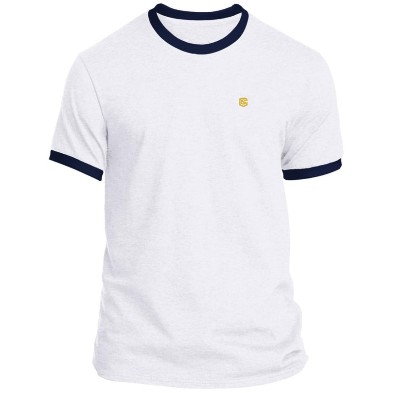 Illustrator Gold Logo PC54R Ringer Tee