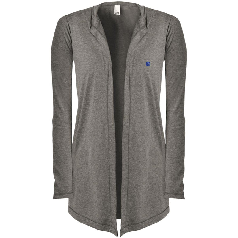 Illustrator Blue Logo DT156 Women's Hooded Cardigan