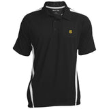 Illustrator Gold Logo ST685 Men's Colorblock 3-Button Polo