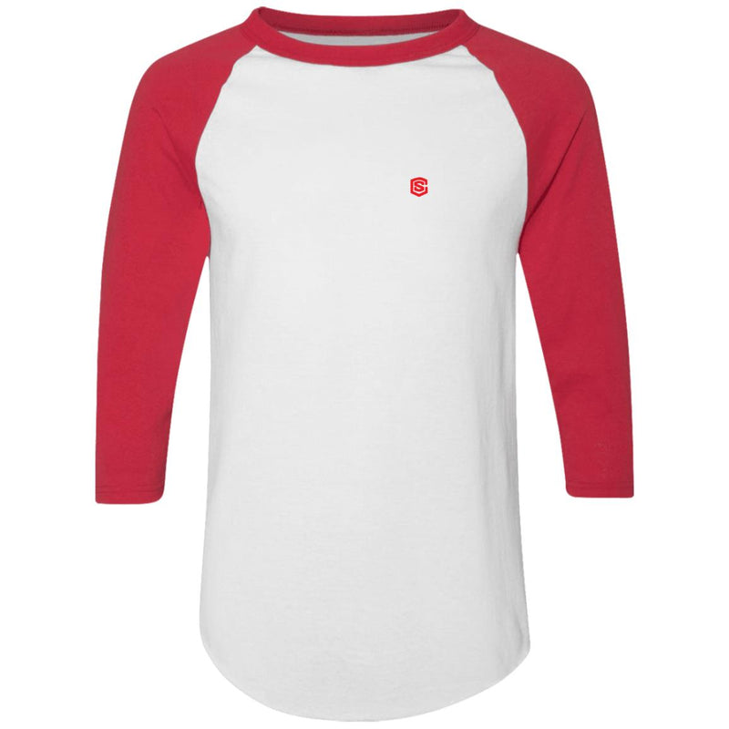 Illustrator Red Logo 4420 Colorblock Raglan Jersey