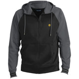 Illustrator Gold Logo ST236 Men's Sport-Wick® Full-Zip Hooded Jacket