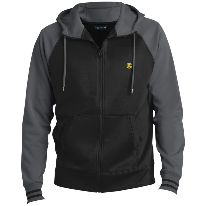 Illustrator Gold Logo ST236 Men's Sport-Wick® Full-Zip Hooded Jacket