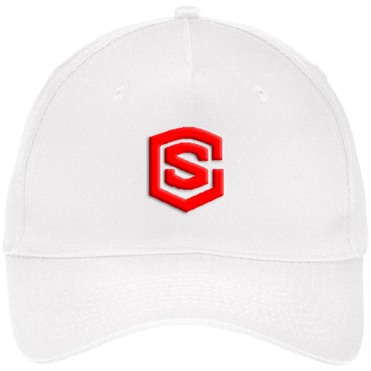 red (2) CP86 Five Panel Twill Cap