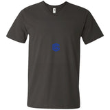 Illustrator Blue Logo 982 Men's Printed V-Neck T-Shirt