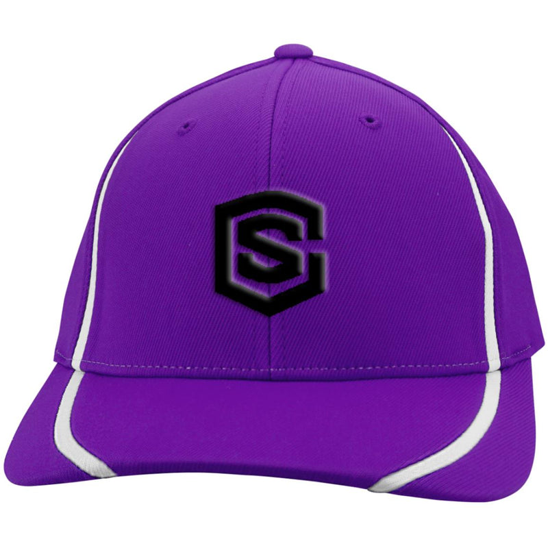 black (2) STC16 Flexfit Colorblock Cap