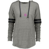 Illustrator Pink Logo 229390 Ladies Hooded Low Key Pullover