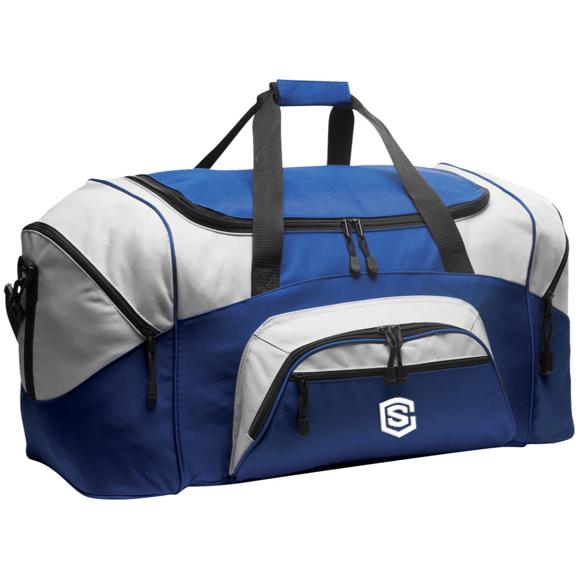 white (2) BG99 Colorblock Sport Duffel