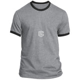 Illustrator Silver Logo PC54R Ringer Tee