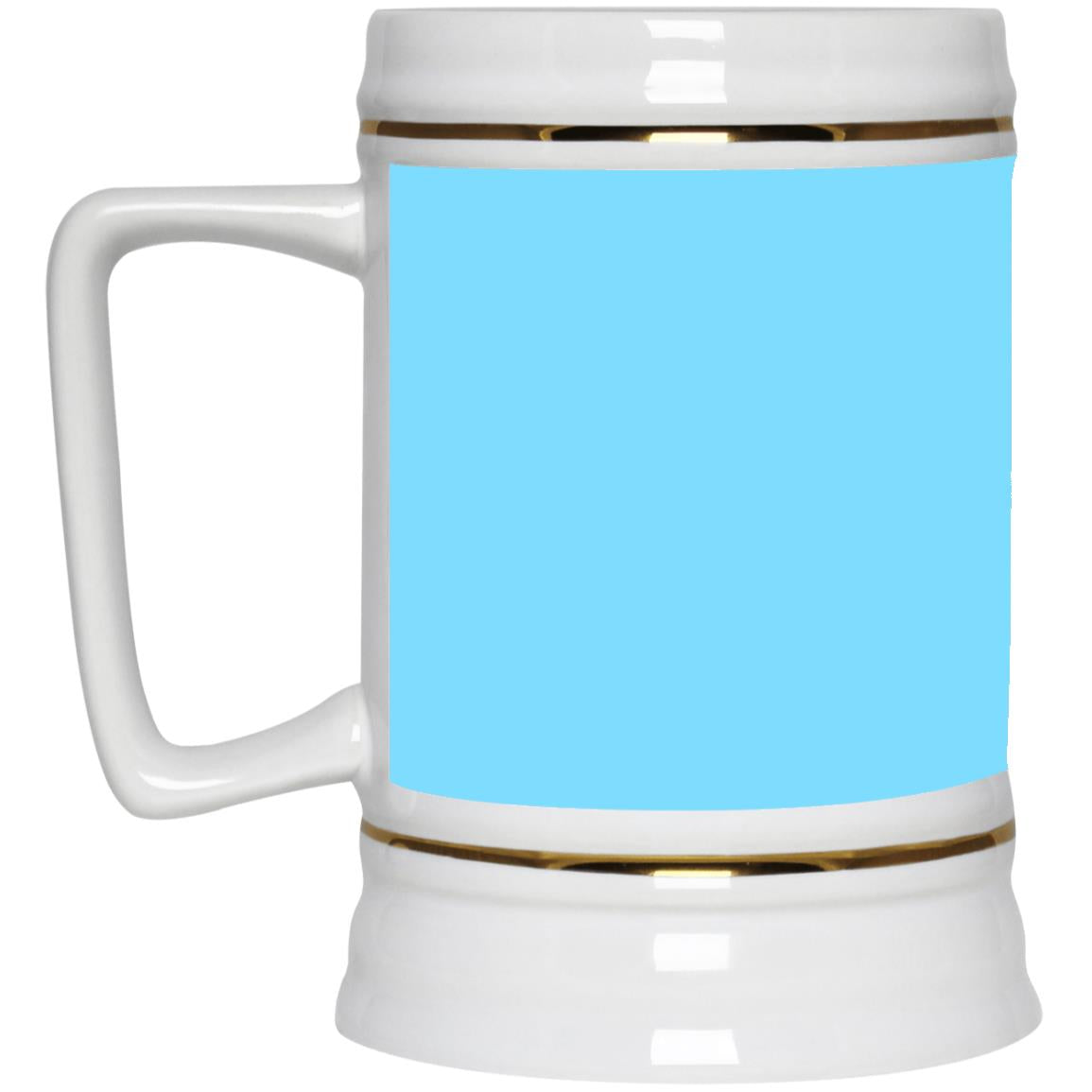 blue (2) 22217 Beer Stein 22oz.
