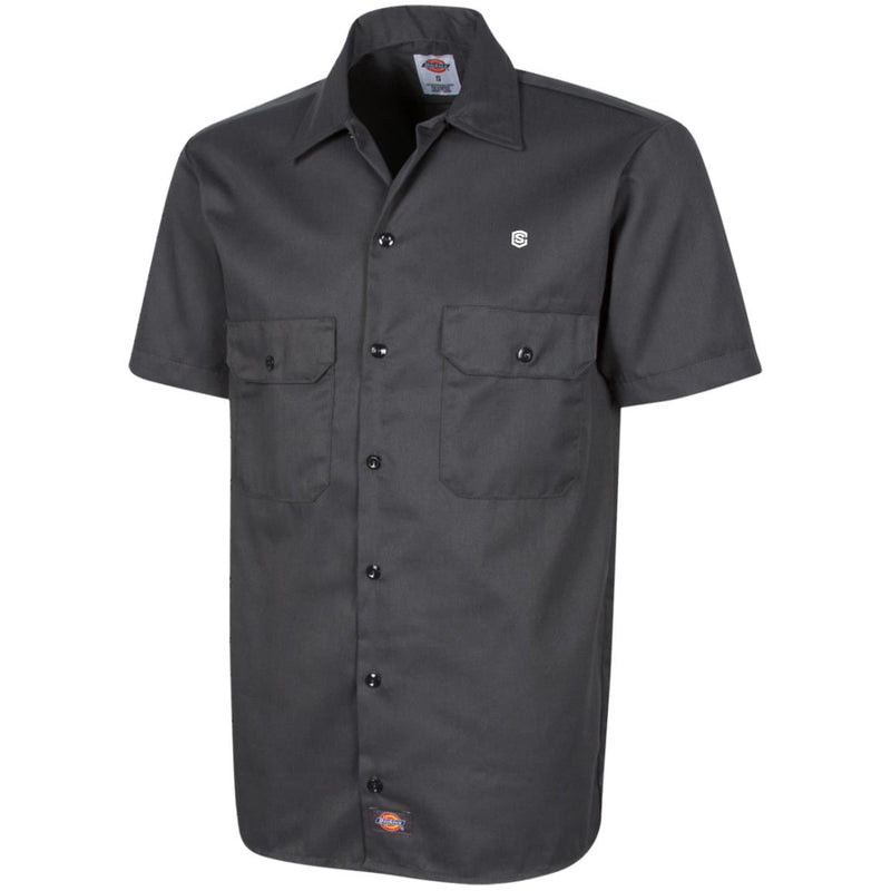 Illustrator White Logo 1574 Men's Short Sleeve Workshirt