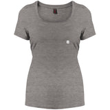 Illustrator White Logo DM106L Women's Perfect Scoop Neck Tee