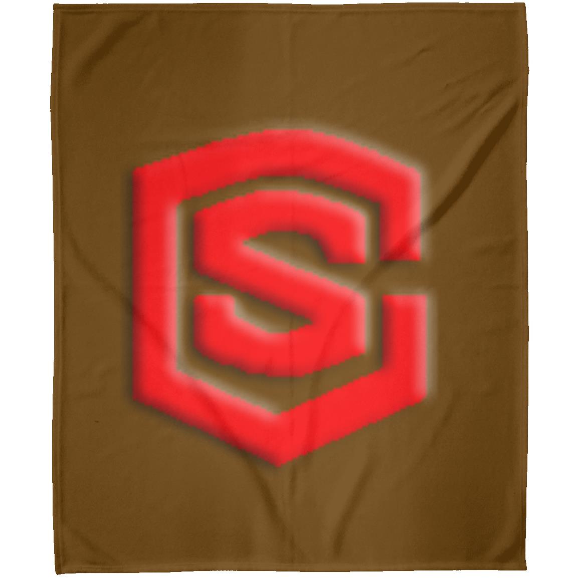 red (2) FLM Arctic Fleece Blanket 50x60