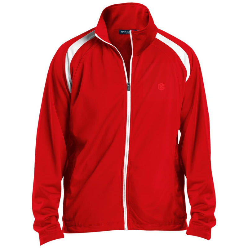 Illustrator Red Logo JST90 Men's Raglan Sleeve Warmup Jacket