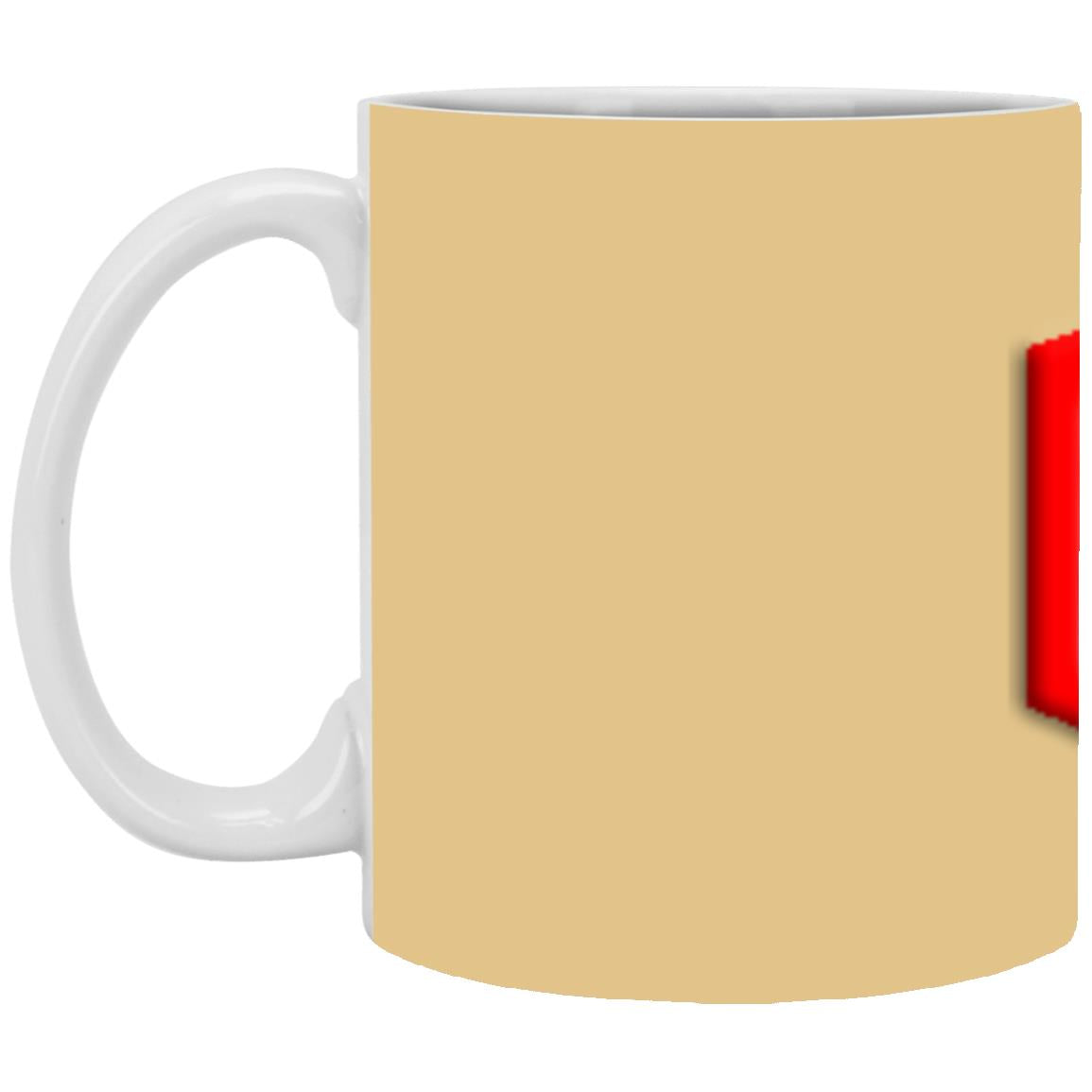 red (2) XP8434 11 oz. White Mug
