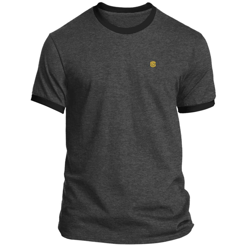 Illustrator Gold Logo PC54R Ringer Tee