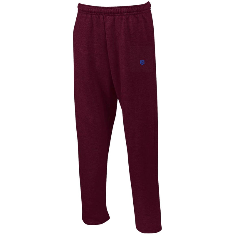 Illustrator Blue Logo G123 Open Bottom Sweatpants with Pockets