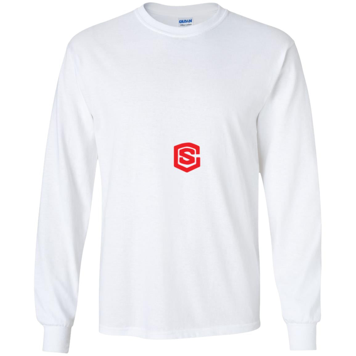 Illustrator Red Logo G240B Youth LS T-Shirt