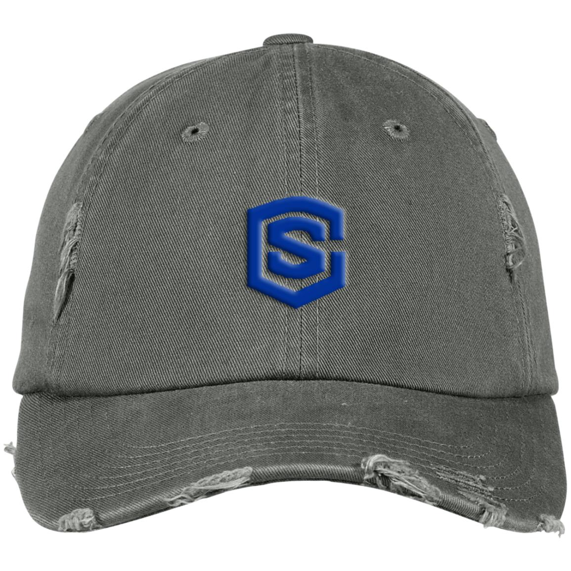 blue (2) DT600 Distressed Dad Cap