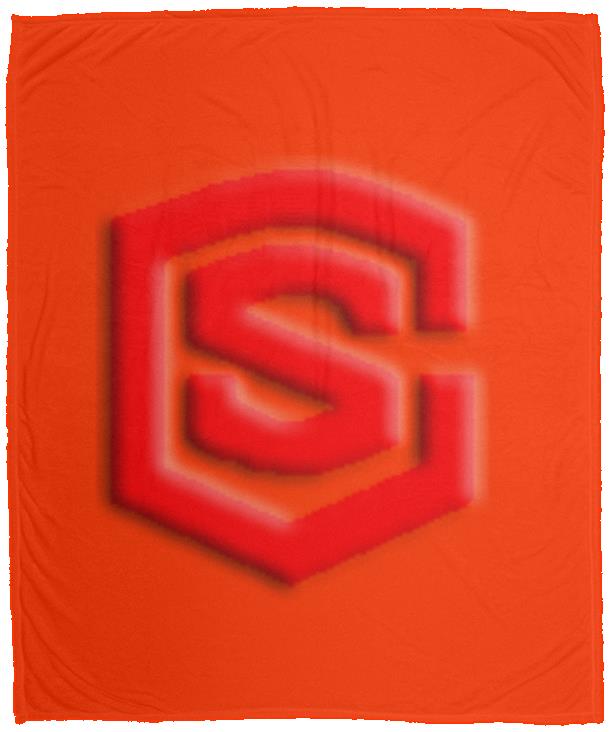 red (2) VPM Cozy Plush Fleece Blanket - 50x60