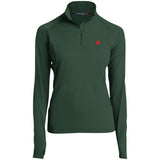 Illustrator Red Logo LST850 Women's 1/2 Zip Performance Pullover