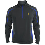 Illustrator Gold Logo ST851 Men's Sport Wicking Colorblock 1/2 Zip