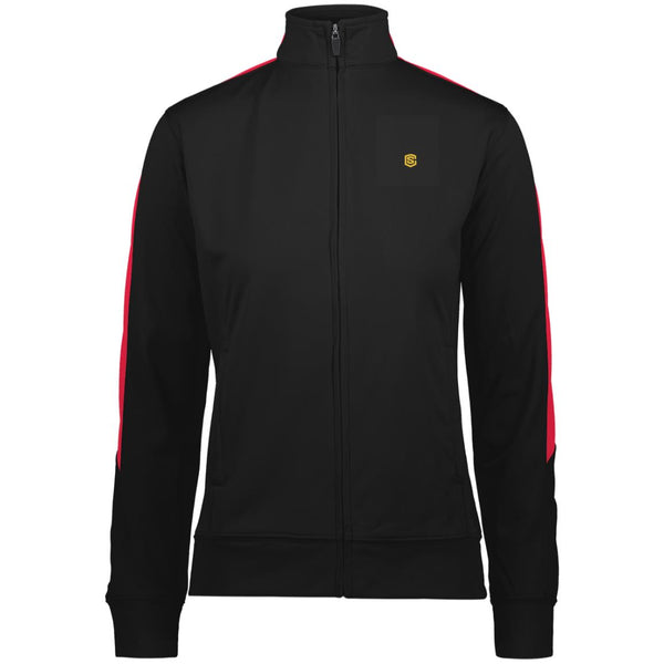 Illustrator Gold Logo 4397 Ladies' Performance Colorblock Full Zip