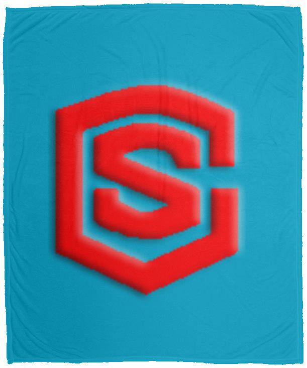 red (2) VPM Cozy Plush Fleece Blanket - 50x60