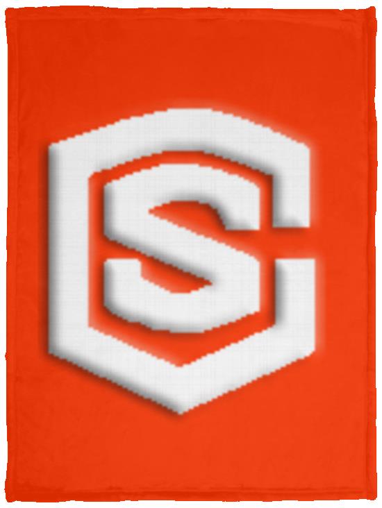 white (2) VPS Cozy Plush Fleece Blanket - 30x40