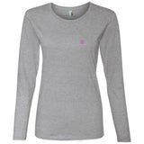 Illustrator Pink Logo 884L Ladies' Lightweight LS T-Shirt