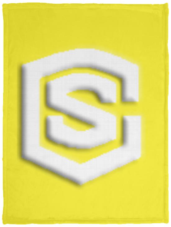 white (2) VPS Cozy Plush Fleece Blanket - 30x40