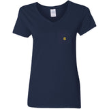 Illustrator Gold Logo G500VL Ladies' 5.3 oz. V-Neck T-Shirt