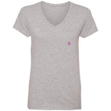 Illustrator Pink Logo 88VL Ladies' V-Neck T-Shirt