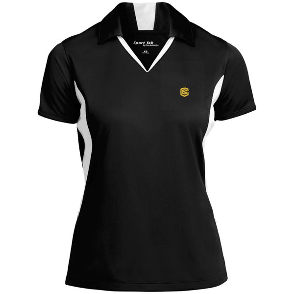 Illustrator Gold Logo LST655 Ladies' Colorblock Performance Polo