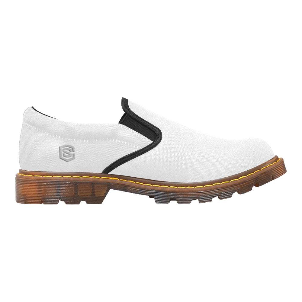silver logo Martin Men's Slip-On Loafer (Model 12031)