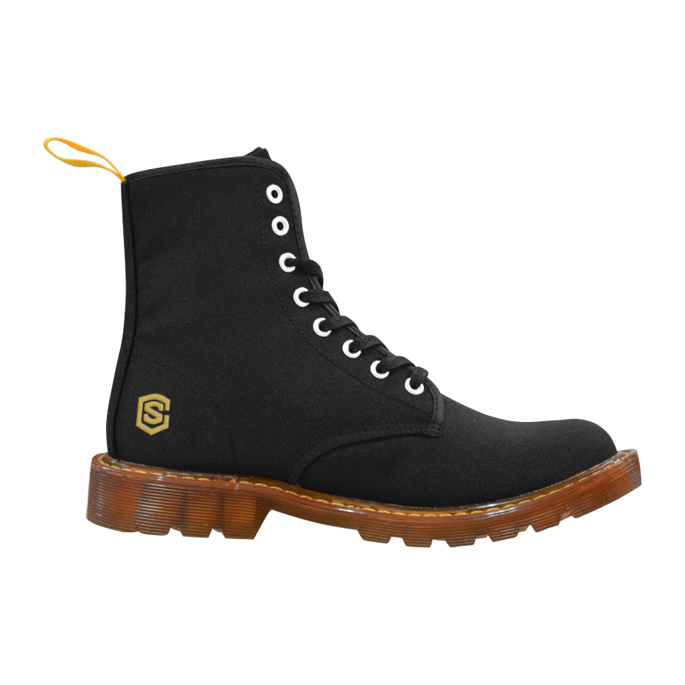 gold logo Martin Boots For Women Model 1203H