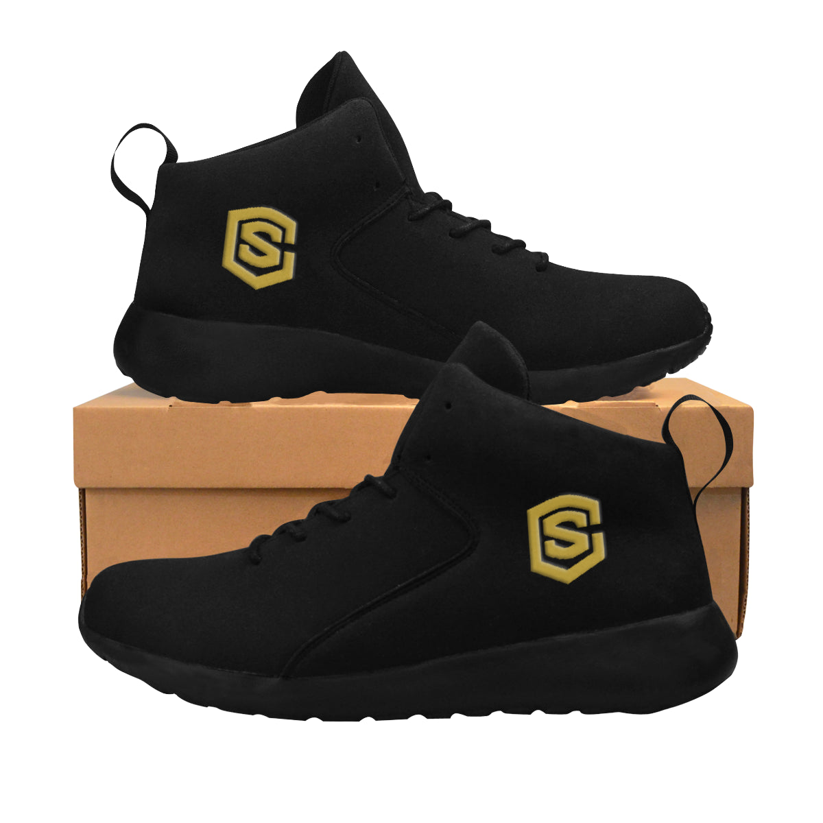 gold logo Men's Chukka Training Shoes (Model 57502)