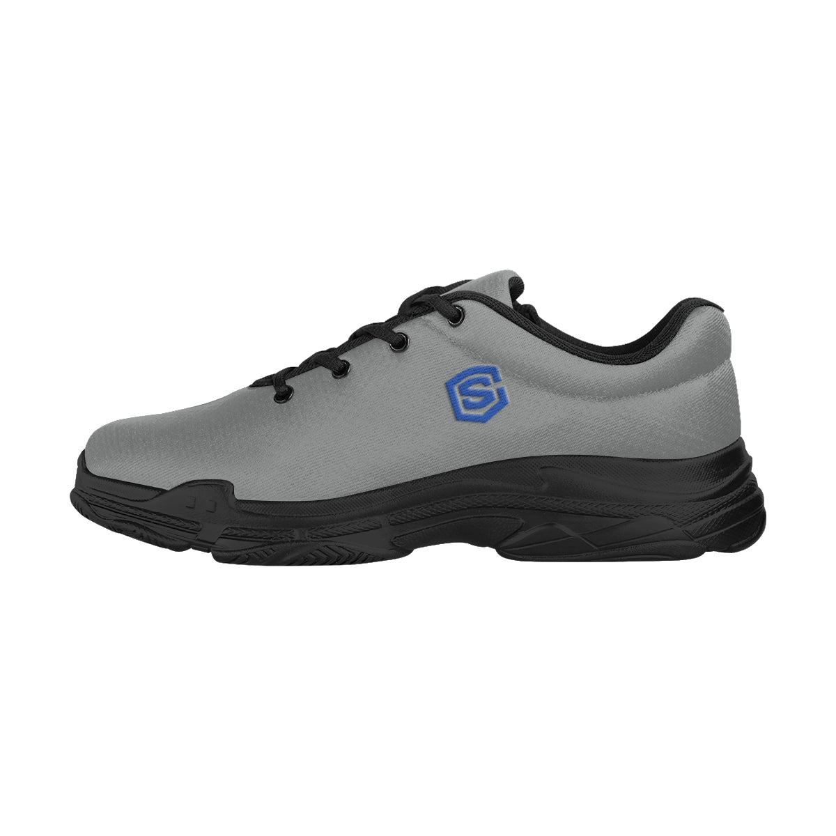 blue logo Lyra Men's Running Shoes (Model 058)