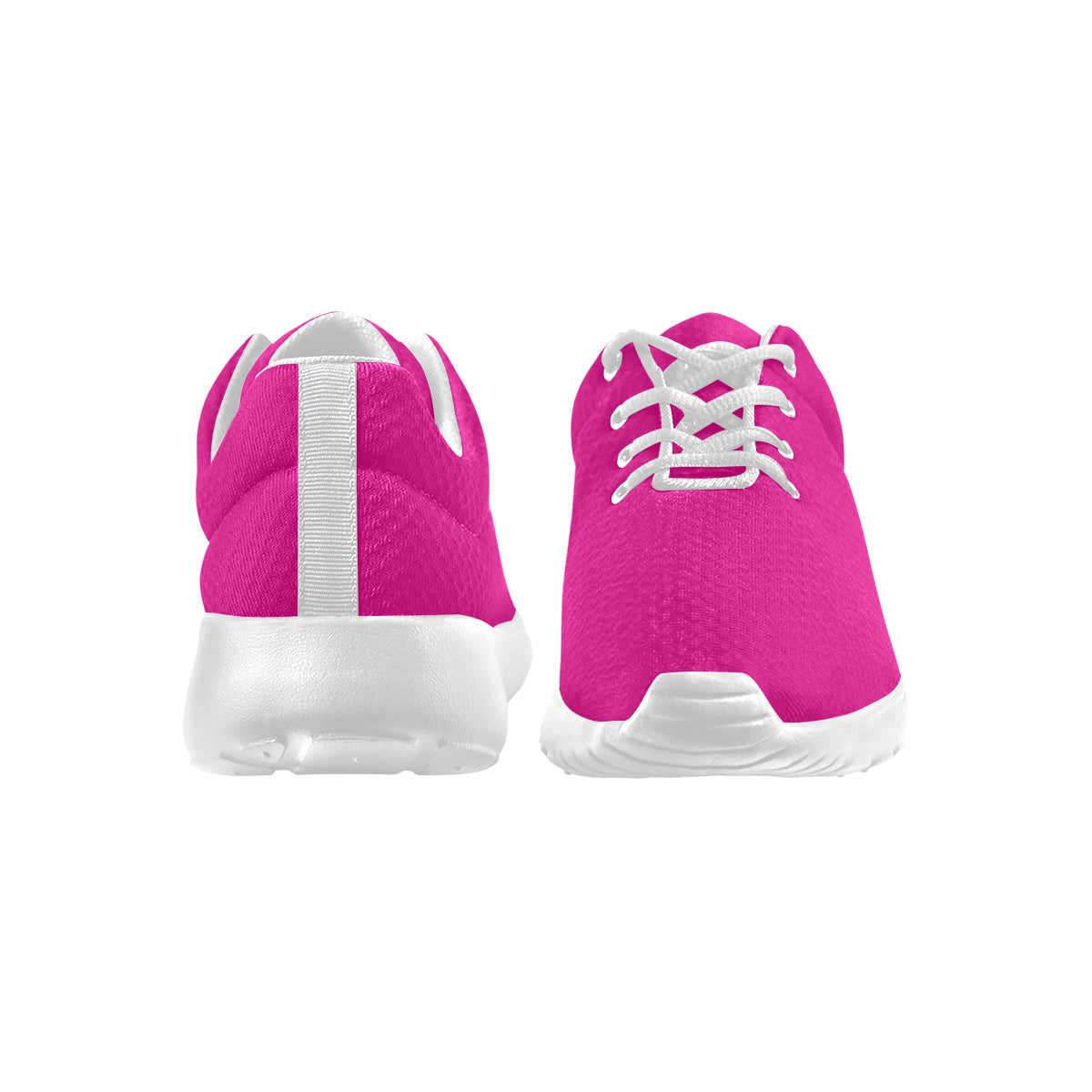 white logo Women's Athletic Shoes (Model 0200)