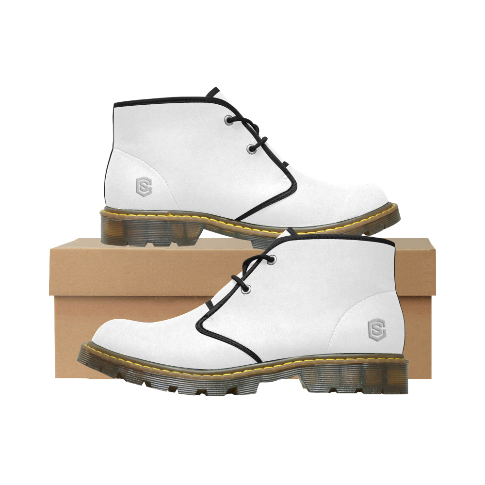 Silver Gold Men's Nubuck Chukka Boots (Model 2402)
