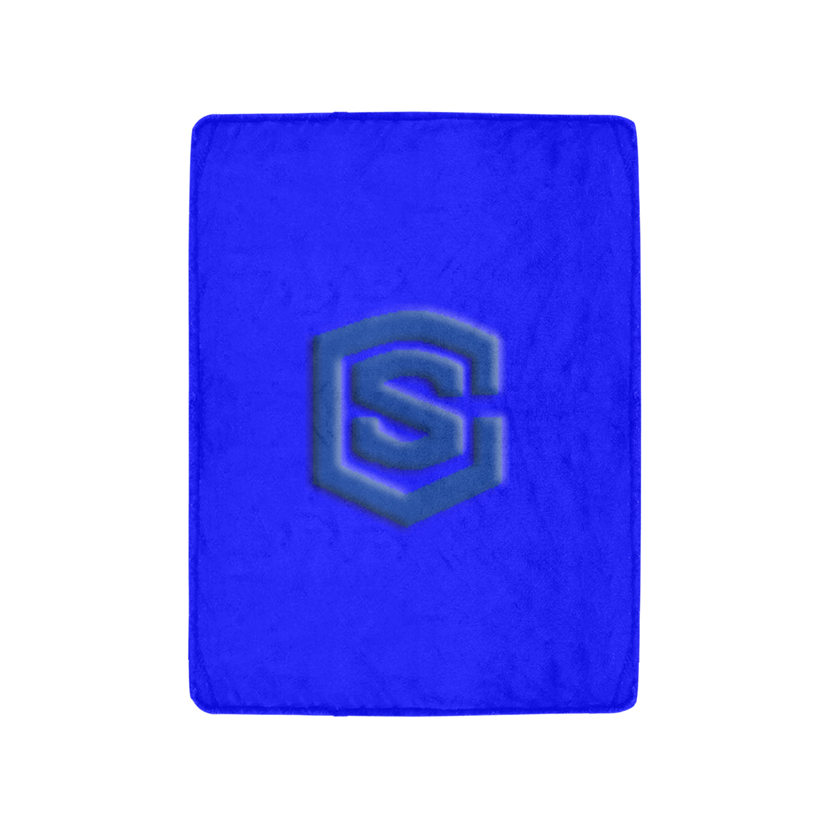 Blue Ultra-Soft Micro Fleece Blanket with Blue Logo Ultra-Soft Micro Fleece Blanket 30"x40"