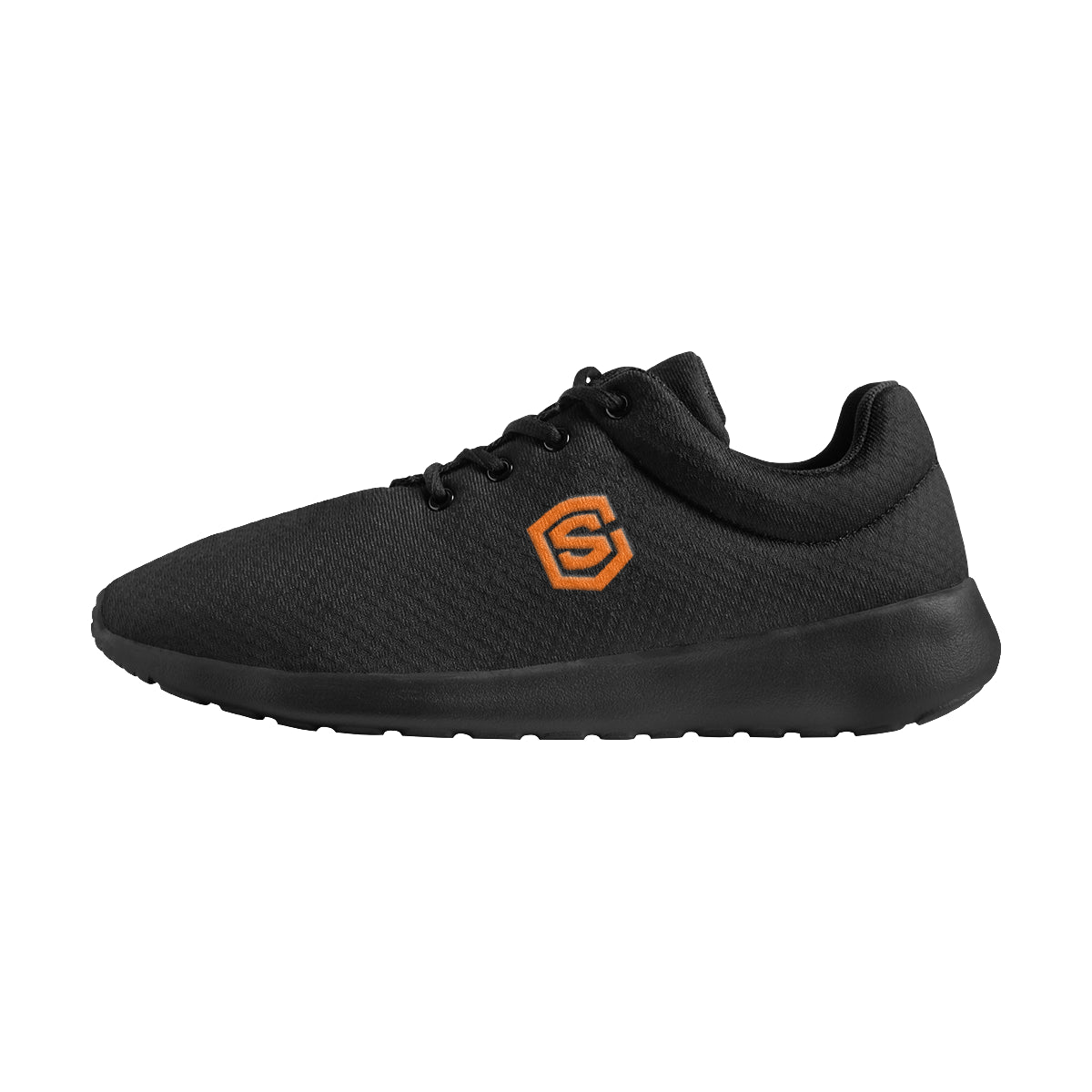 Orange logo Men's Athletic Shoes (Model 0200)